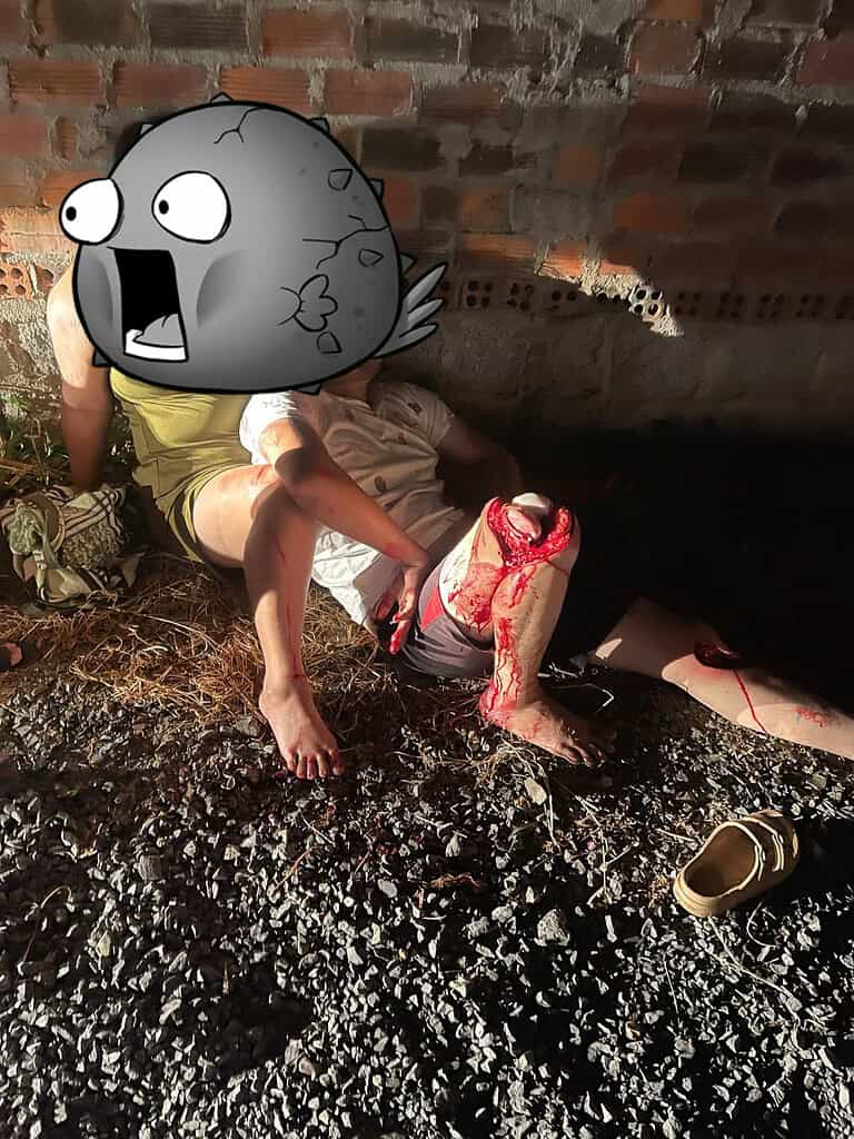 Bị nhắc nhở chạy xe gây ồn lúc đêm khuya, nhóm đối tượng chém 2 mẹ con